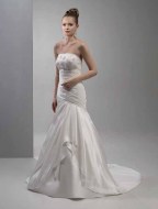 Vanessa taffeta wedding dress front
